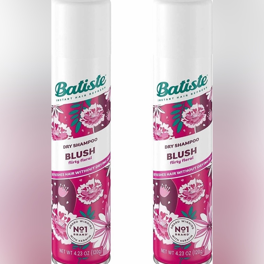 NEW Lot of 2x [Batiste] BLUSH Dry Shampoo - Full size, not travel!